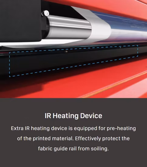 직물 프린터용 직물 직물 승화 프린터 기계에 직접 연결되는 1.8m 고속 디지털 대형 포맷