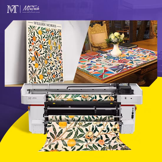 면 리넨과 폴리에스테 직물 인쇄를 위한 디지털 방식으로 승화 가정 직물 인쇄기