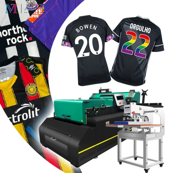 16년 경험 공급업체 Mtutech 디지털 직물 티셔츠 인쇄기 Dtf 열전달 프레스 티셔츠 인쇄기